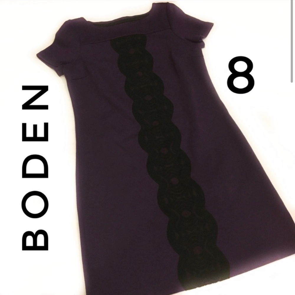 Boden Lace front Ponte Knit Sheath Dress